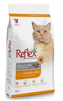 Reflex Adult Tavuklu Pirinçli 2 kg Kedi Maması kullananlar yorumlar